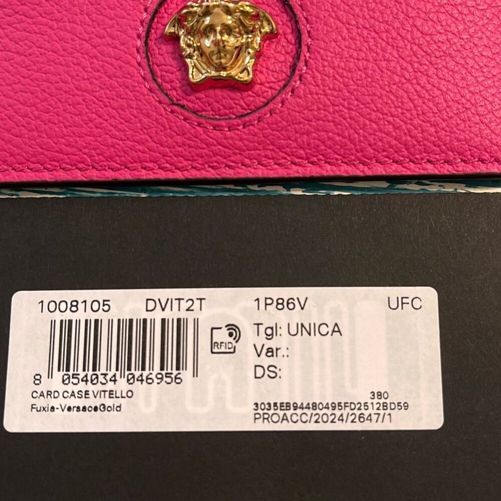 Versace Authentic Leather Medusa Card Holder - Picture 4 of 10